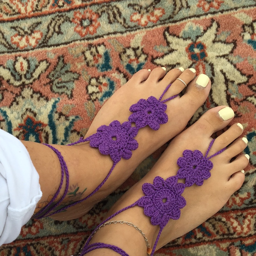 Chic Handmade barefoot sandal